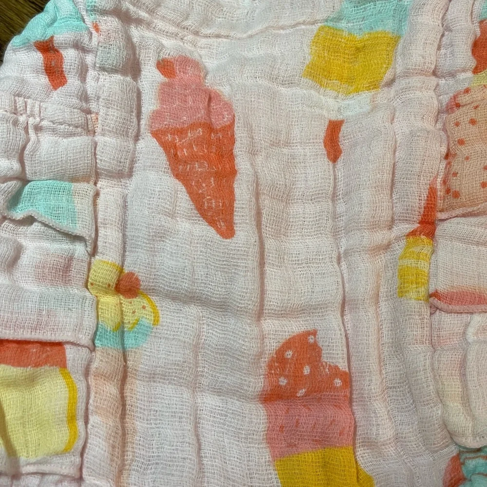 Angel Dear- Colorful Ice Cream Print Baby Romper